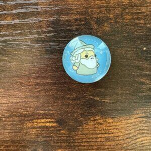 *Handmade Magnet* The Woobles Lord of the Rings Gandalf Glass Sticker Magnet